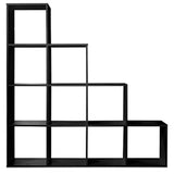 10 - Cube Brown Wooden Storage Organizer Rack Stand