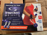 Swing Weights - Fitness Walking Dumbbells Hand Weights 3lb Pair