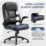 Ergonomic High Back Office Chair Adjustable Executive Desk Chair- tear on top