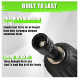 28-Piece Magnetic Nut Driver Set Impact Drill Bit Socket Adapter Kit