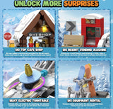 Slope Building Block Sets for Adults, Ski Resort Toy With Shop and Snow Mobile, Architecture Construction Models, Ideal Gift for Adult Teen and Ski Fans (2200PCS)