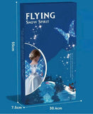 LED Light-Up Butterfly Fairy Wings Costume Set for Kids Blue Snow Spirit