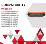069H 069 Toner Cartridge Set MF753Cdw High Capacity Compatible with Canon MF753Cdw Toner Cartridges 069H for Canon imageCLASS MF 753Cdw MF751Cdw LBP674Cdw Printer Ink Black Cyan Yellow Magenta 4 Pack