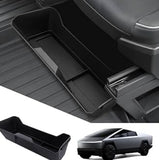 2025 Tesla Cybertruck Under Seat Storage Tray for 2024-2025 Cybertruck Hidden Organizer Tray Box Waterproof Seat Drawer Double Layer Organizer Drawer Accessories
