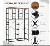 16-Drawer Fabric Storage Dresser Tower Organizer with Wood Top