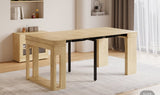 70.9" Rectangle Folding Wood Dining Table