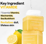 MEDIHEAL Vitamide Brightening Pad - Vegan Face Hypoallergenic Pads with Niacinamide, Sea Buckthorn - Radiance Boosting Pads for Clear, Illuminating Skin 100