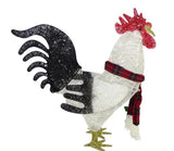 31” LED Lighted Rooster Holiday Decor Indoor/Outdoor Rustic Farmhouse Accent