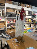 31” LED Lighted Rooster Holiday Decor Indoor/Outdoor Rustic Farmhouse Accent
