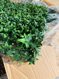 Artificial English Ivy Privacy Fence Panels 20”x20” Set of 12 UV-Resistant Faux Green Wall Decor