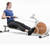 Magnetic Rowing Machine 16-Level Resistance Foldable Home Rower 350 lb Capacity LCD Monitor