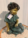 Statue of girl in the garden- home decor, yard decor