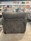 Modern Dark Gray Accent Chair Upholstered Living Room Armchair