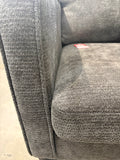 Modern Dark Gray Accent Chair Upholstered Living Room Armchair