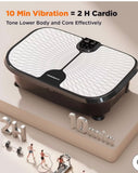 Vibration Plate Exercise Machine for Home Fitness & Recovery Black