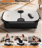 Vibration Plate Exercise Machine for Home Fitness & Recovery Black