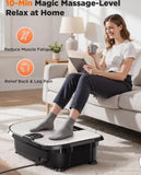 Vibration Plate Exercise Machine for Home Fitness & Recovery Black