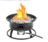 Portable Smokeless Propane Fire Pit with Cover & Carry Kit 58,000 BTU