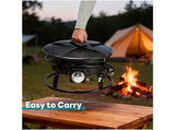 Portable Smokeless Propane Fire Pit with Cover & Carry Kit 58,000 BTU