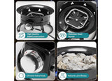 Portable Smokeless Propane Fire Pit with Cover & Carry Kit 58,000 BTU