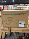 Portable Smokeless Propane Fire Pit with Cover & Carry Kit 58,000 BTU