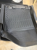 Custom Fit All-Weather Floor Mat Set 4-Piece Black – Open Box - 3 row suv