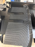 Custom Fit All-Weather Floor Mat Set 4-Piece Black – Open Box - 3 row suv