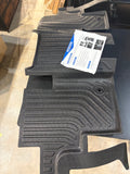 Custom Fit All-Weather Floor Mat Set 4-Piece Black – Open Box - 3 row suv