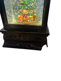 Reduced Christmas snow globe lantern (chip on the front corner) with music
