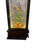 Reduced Christmas snow globe lantern (chip on the front corner) with music