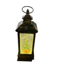Reduced Christmas snow globe lantern (chip on the front corner) with music