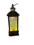 Reduced Christmas snow globe lantern (chip on the front corner) with music