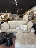 Cream Tivoli Cloud Sofa, 82” Wide Deep Seat Lounge Couch