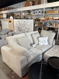 Cream Tivoli Cloud Sofa, 82” Wide Deep Seat Lounge Couch