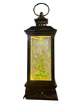 Reduced Christmas snow globe lantern (chip on the front corner) with music