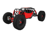 1/10 Scale Metal RC Rock Crawler Chassis Kit – 330mm Wheelbase, Red, No Electronics