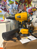 21V Cordless Handheld Leaf Blower with Battery & Charger – Yellow/Black
