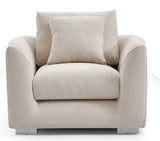 Mario Capasa Feathers Armchair - Modular Lounge Chair Beige