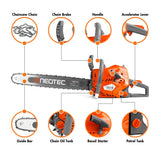 68cc Gas Chainsaw with 22” Bar