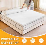 2 Inch Memory Foam Mattress Topper KingCooling Ventilated Removable Washable Cover Non Slip