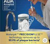 Ultra Water Flosser Countertop Oral Irrigator 10 Pressure Settings 7 Tips White Dental Cleaner