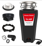 1.25 HP Slim Garbage Disposal Continuous Feed Heavy Duty Kitchen Food Waste Disposer