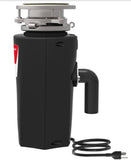 1.25 HP Slim Garbage Disposal Continuous Feed Heavy Duty Kitchen Food Waste Disposer