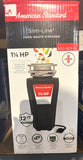 1.25 HP Slim Garbage Disposal Continuous Feed Heavy Duty Kitchen Food Waste Disposer