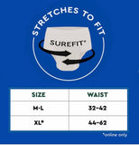 Men’s Incontinence Underwear 72 Count Maximum Absorbency Size M/L Disposable Briefs