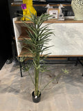 46” Tall Faux Cypress Tree in Pot Liner Plant Artificial Tree for Home Decor Artificial Plants