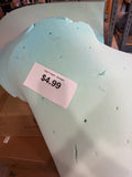 King 3” mattress topper - reduced - tears - human beds or dog bed