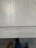 Light Gray Wood Dining Table – 63 Inch Rectangular Kitchen & Dining Room Table