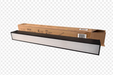 2ft L-Line 1 Light Aluminum Linear Ceiling Light - NLIN-210 3000k - Black