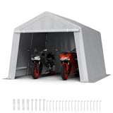 6ft by 6ft Heavy-Duty Portable Outdoor Storage Shed / Waterproof Garage Shelter